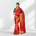 Classic Red & Gold Kanchipuram Silk Saree